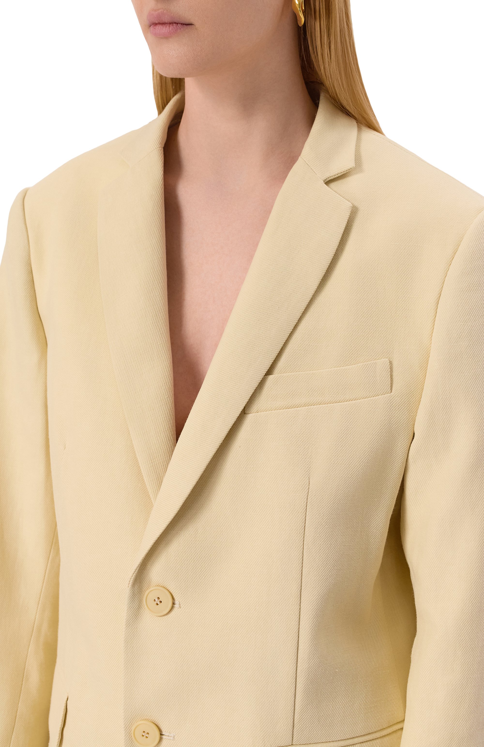 Жакет из хлопка и льна TWINSET, арт. 251TP2760, фото 5