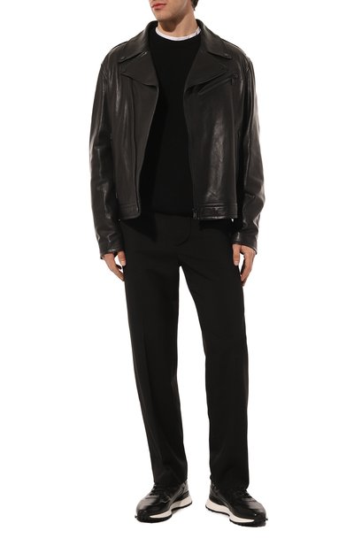 Кожаные кроссовки keynes OFFICINE CREATIVE, арт. KEYNES/001/AER0 GUANTERIA, фото 2