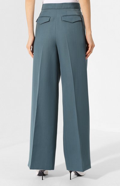 Брюки ACNE STUDIOS голубого цвета по цене 35500 руб., арт. AK0124, фото 4 Брюки ACNE STUDIOS, арт. AK0124, фото 4