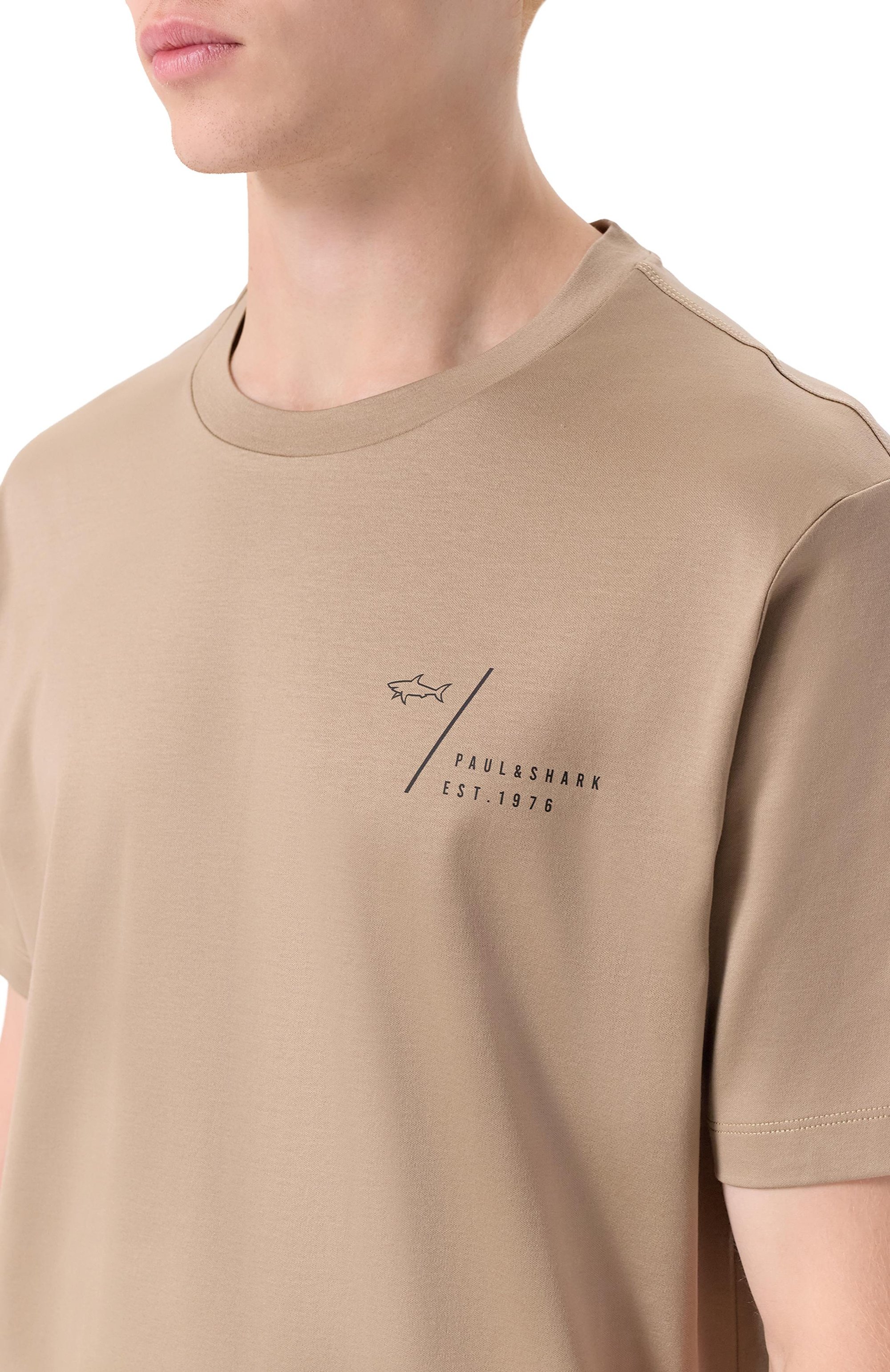 Хлопковая футболка PAUL&SHARK, арт. 15311622, фото 5