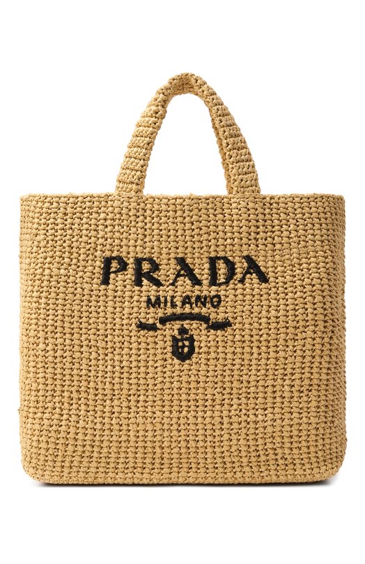 Сумка-тоут Crochet Prada 1BG392/2C2T Бежевый 1BG392/2C2T