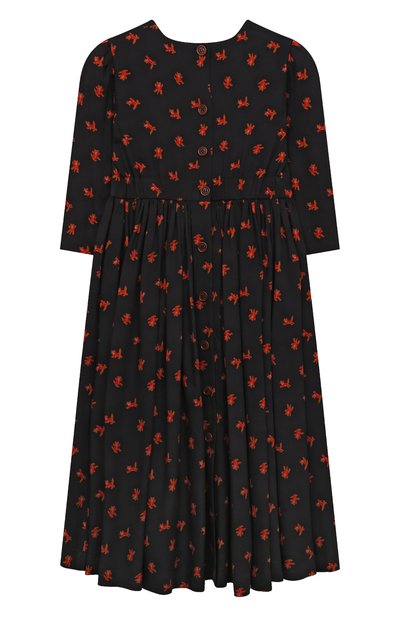 Платье из вискозы ULYANA SERGEENKO черного цвета по цене 45000 руб., арт. ABM001KD21P (0170б21), фото 2 Платье из вискозы ULYANA SERGEENKO, арт. ABM001KD21P (0170б21), фото 2