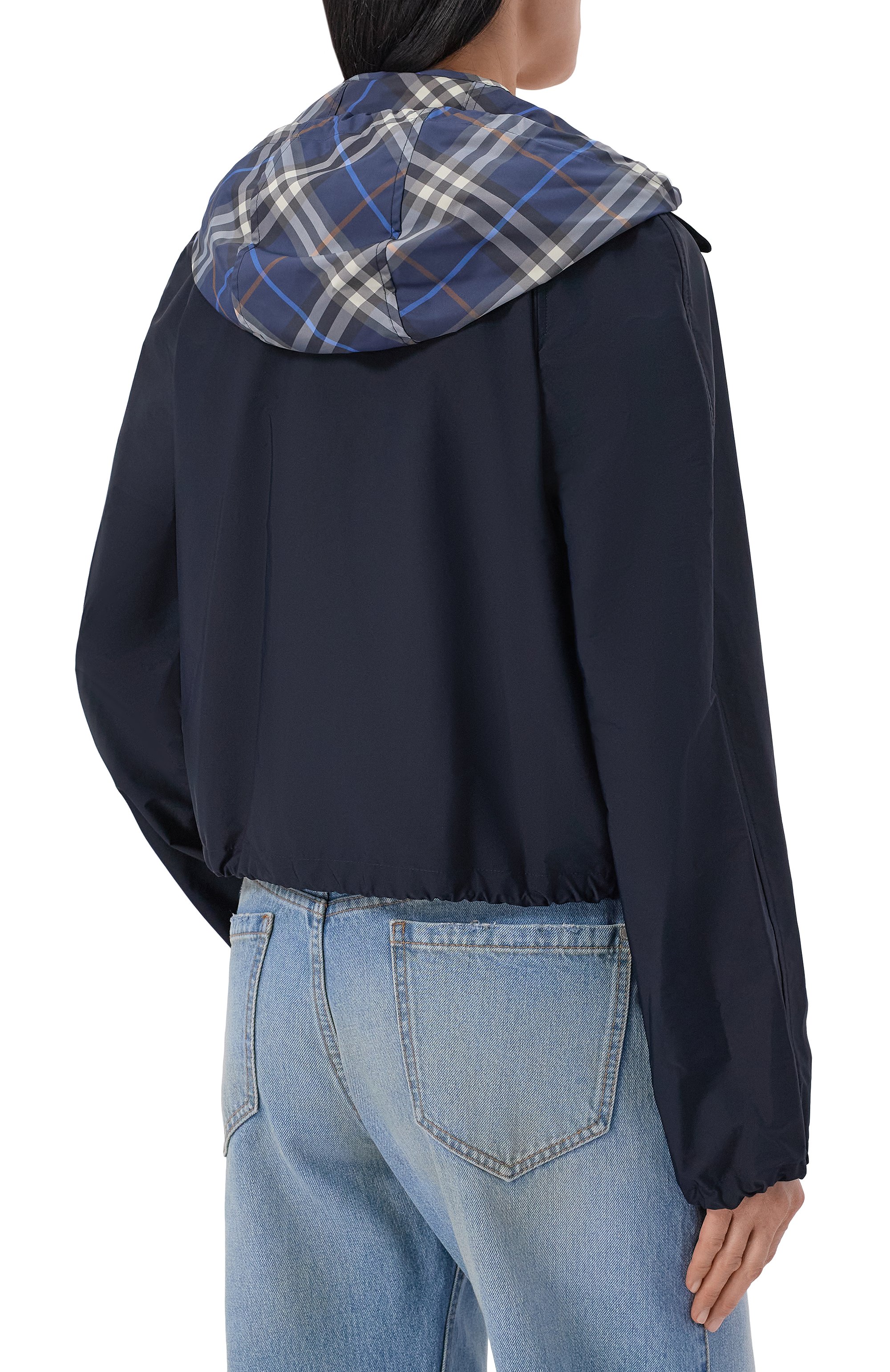 Ветровка BURBERRY синего цвета по цене 153000 руб., арт. 8116110, фото 4 Ветровка BURBERRY, арт. 8116110, фото 4