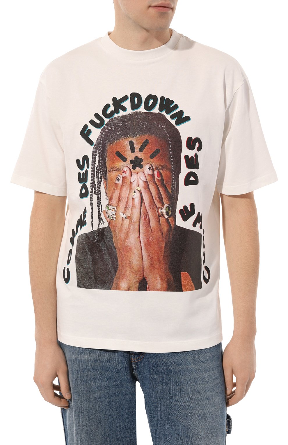 Хлопковая футболка COMME DES FUCKDOWN, арт. CDFU2535, фото 3