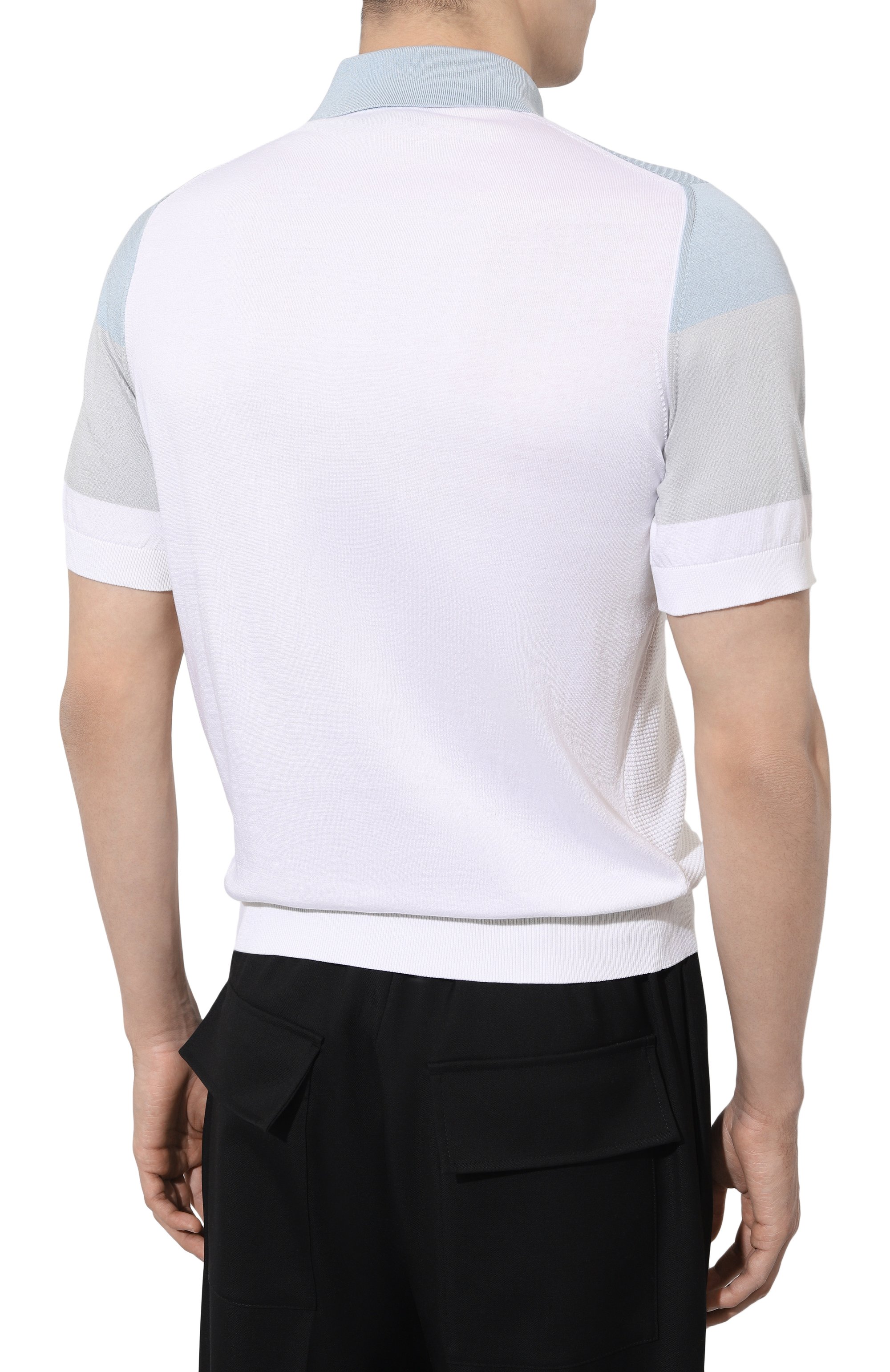 Поло из хлопка и шелка ZILLI, арт. KBP002M0142VH0L00, фото 4