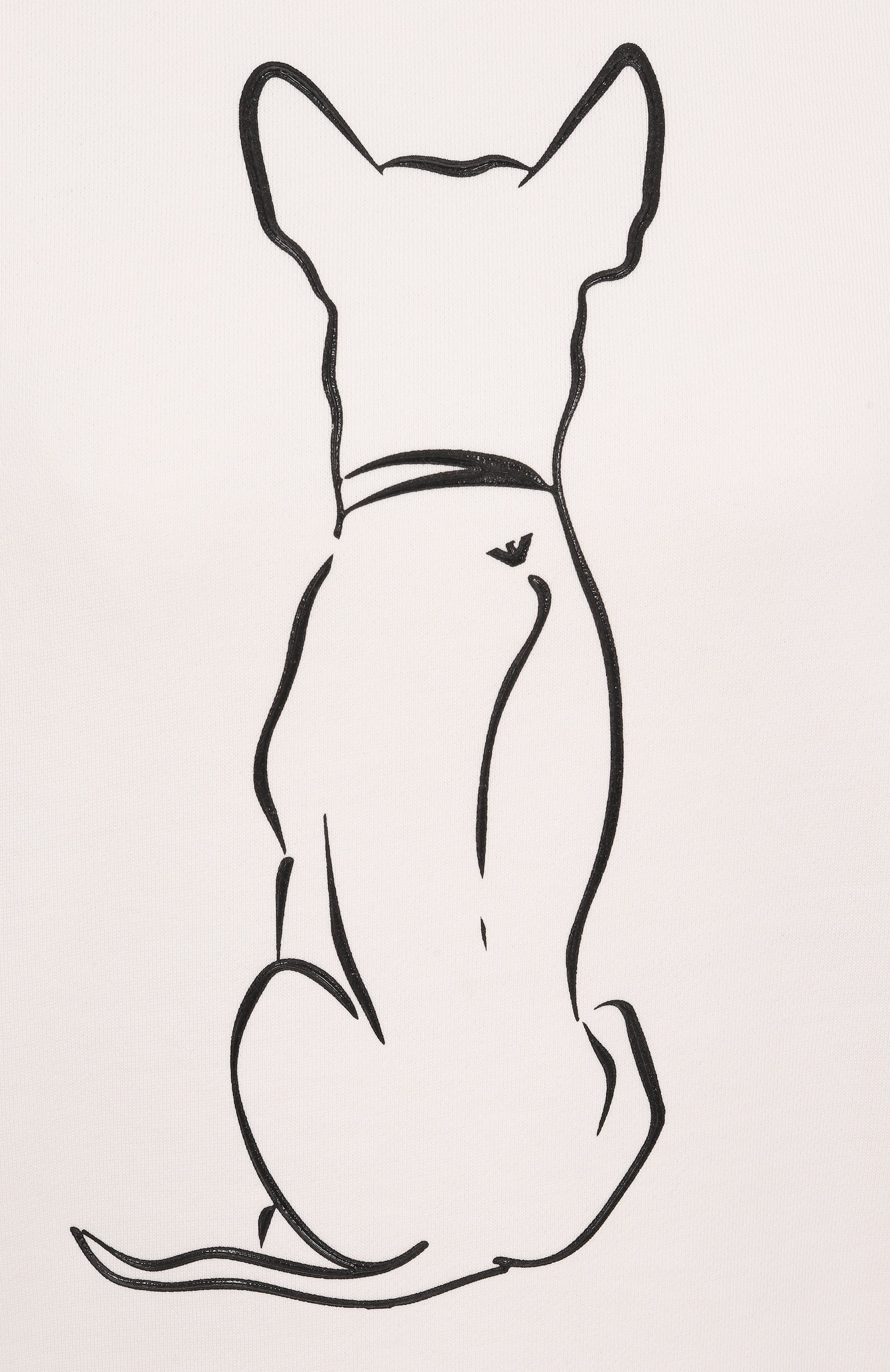 Хлопковый свитшот EMPORIO ARMANI, арт. EW001773/AF12538, фото 6