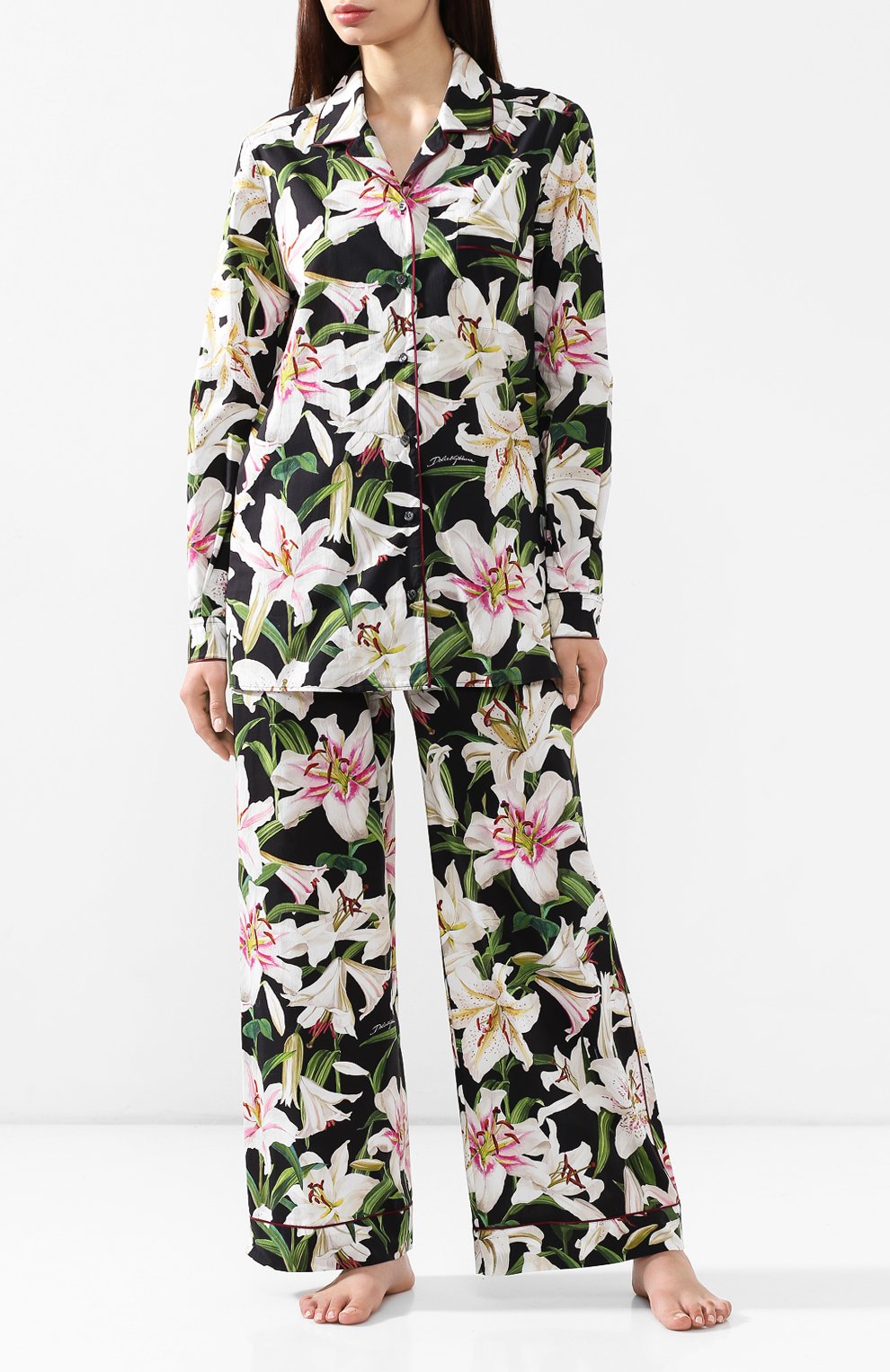 Рубашка из смеси хлопка и шелка DOLCE & GABBANA, арт. F5G56T/HS5E0, фото 2