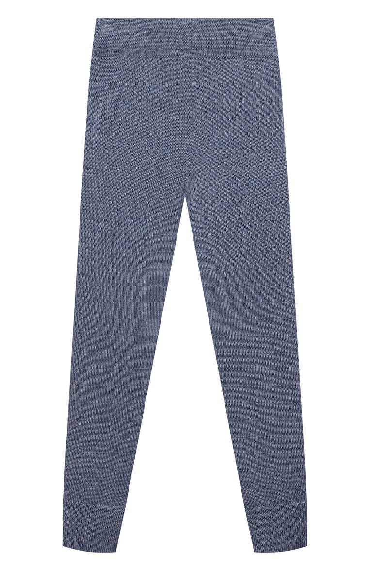 Детска�я комплект из свитера и брюк WOOL AND COTTON синего цвета, арт. VRUSP-R16 | Фото 5 (Материал внешний: Шерсть; Материал сплава: Проставлено; Девочки Кросс-КТ: Костюмы-спорт; Драгоценные камни: Проставлено; Рукава: Длинные; Ростовка одежда: 5 лет | 110 см, 6 лет | 116 см, 10 - 11 лет | 140 - 146см, 24 мес | 92 см)