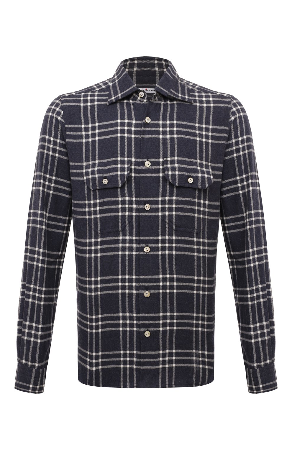 Хлопковая рубашка KITON, арт. UCWMH0864902, фото 1