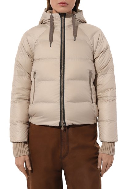 Пуховик BRUNELLO CUCINELLI темно-бежевого цвета по цене 310000 руб., арт. MH5042830, фото 3 Пуховик BRUNELLO CUCINELLI, арт. MH5042830, фото 3