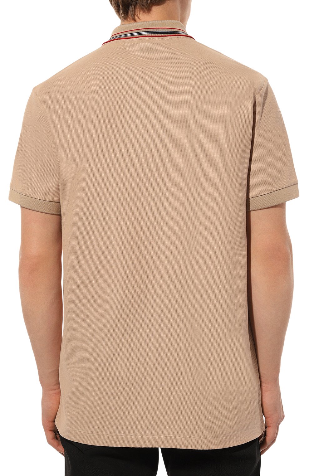 Хлопковое поло BURBERRY, арт. 8056223, фото 4