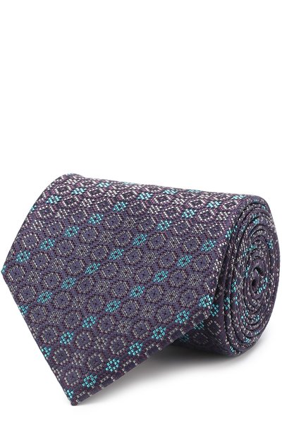 Мужской шелковый галстук с узором BRIONI, арт. 062I/0640Z