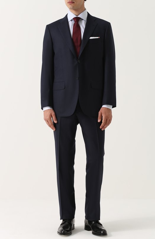 

Шерстяной костюм Kiton, Синий