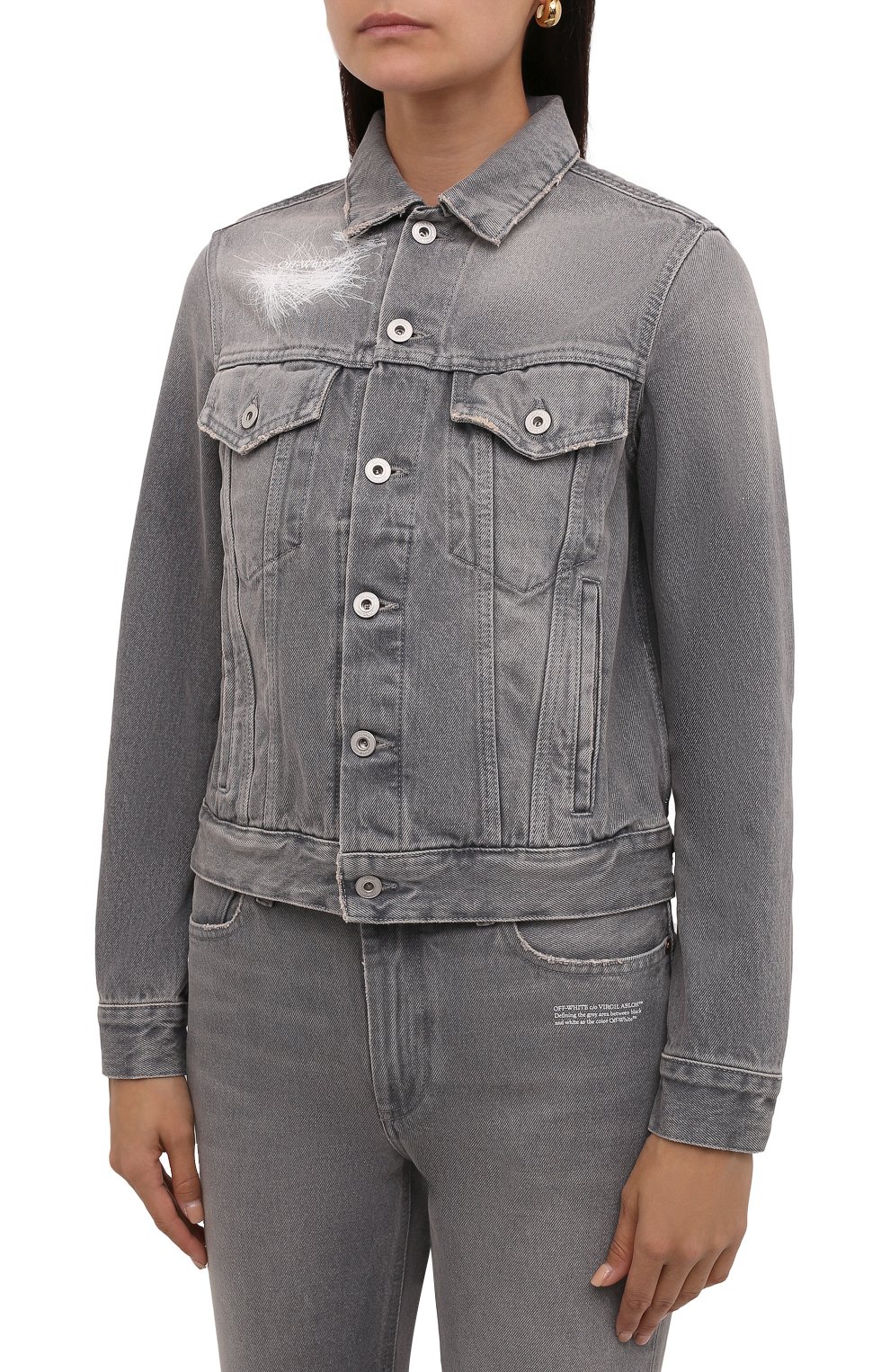 Джинсовая куртка OFF-WHITE, арт. 0WYE012F21DEN002, фото 3