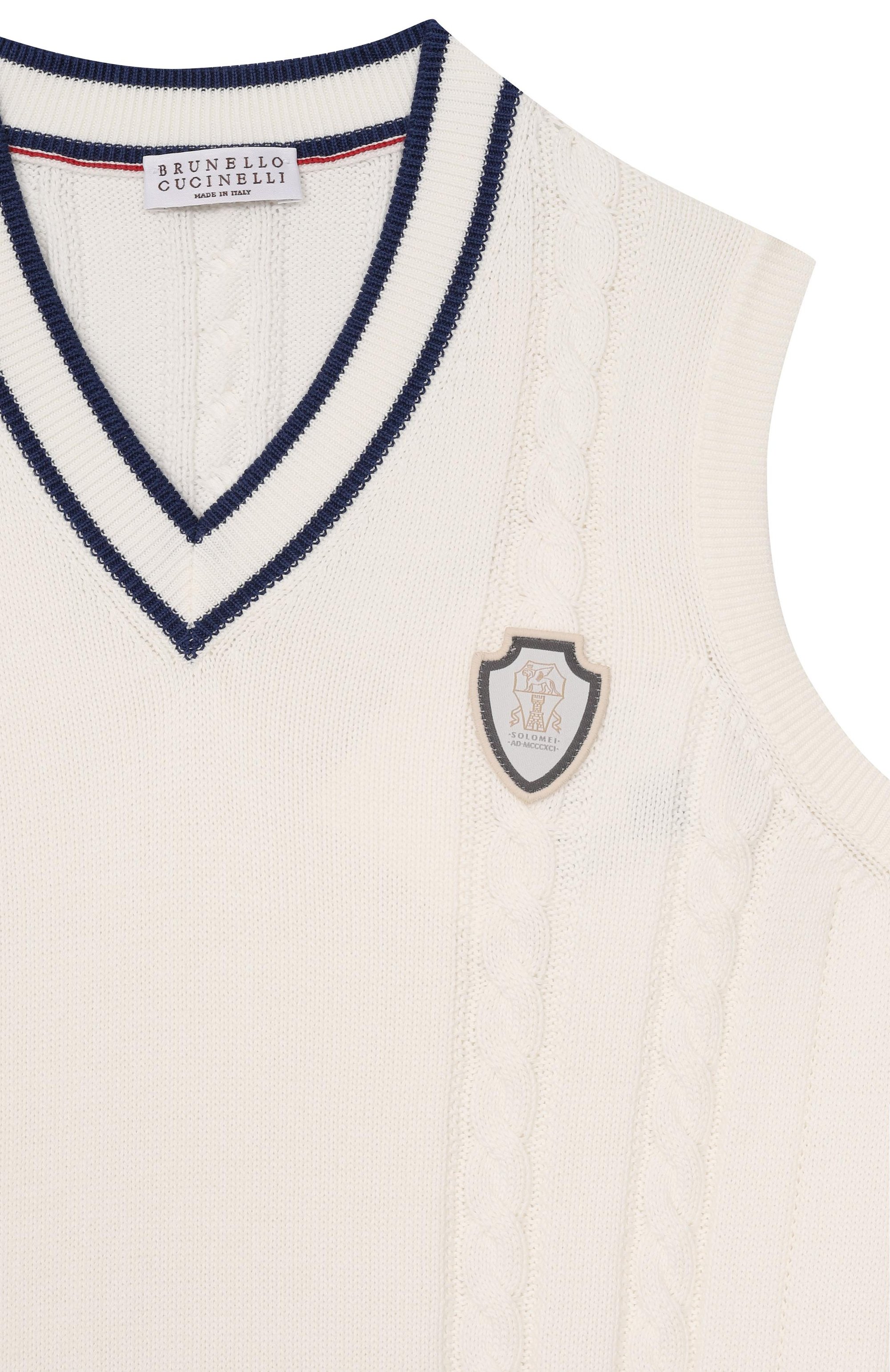 Хлопковый жилет BRUNELLO CUCINELLI, арт. B2873817TB, фото 3