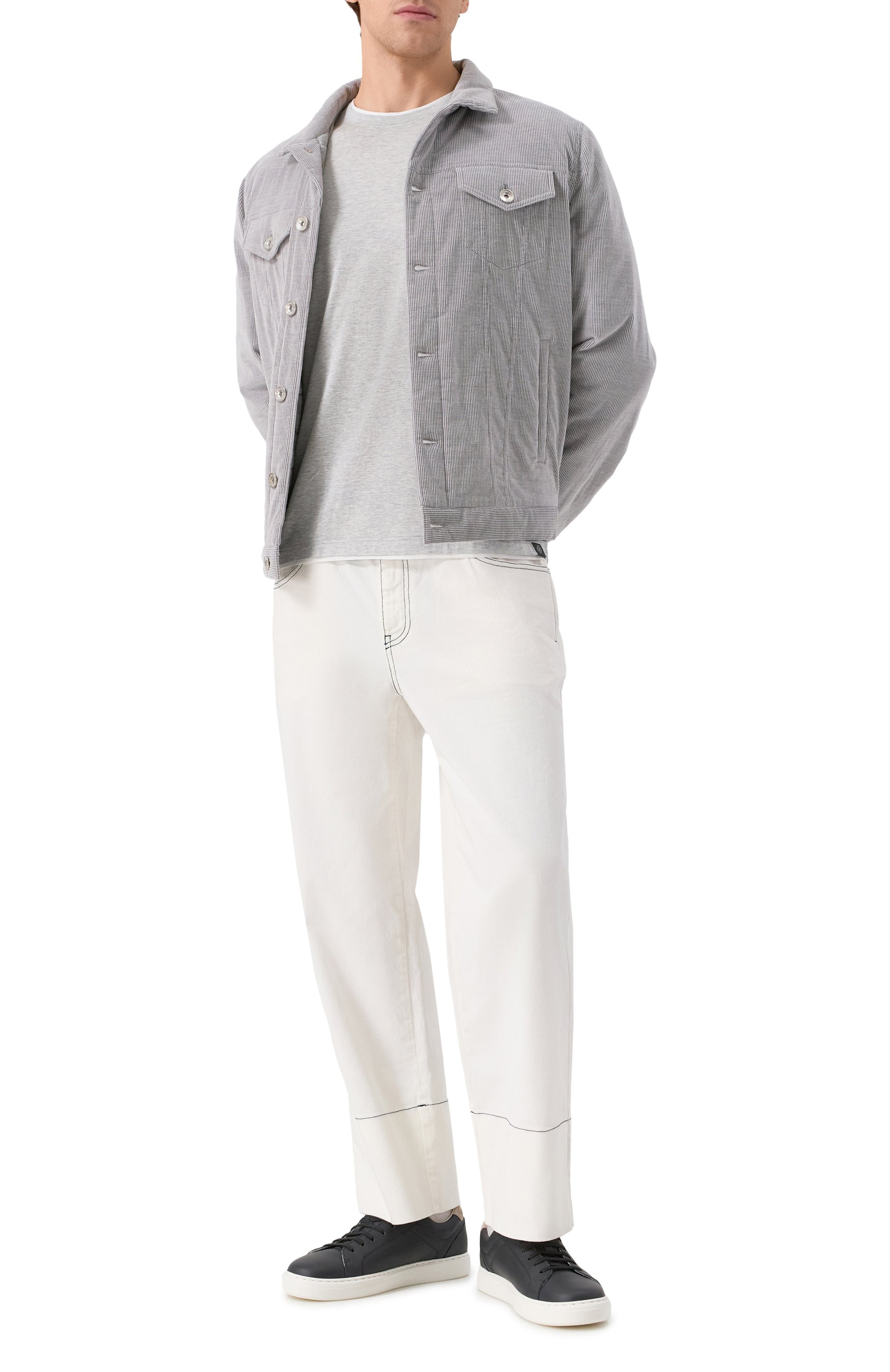 Футболка из шелка и хлопка GRAN SASSO, арт. 60123/78410, фото 2