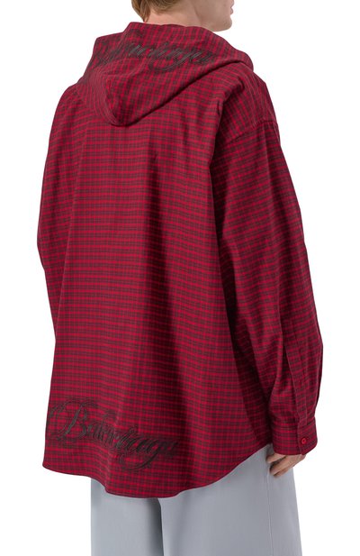 Хлопковая рубашка BALENCIAGA, арт. 857849/TTM25, фото 4