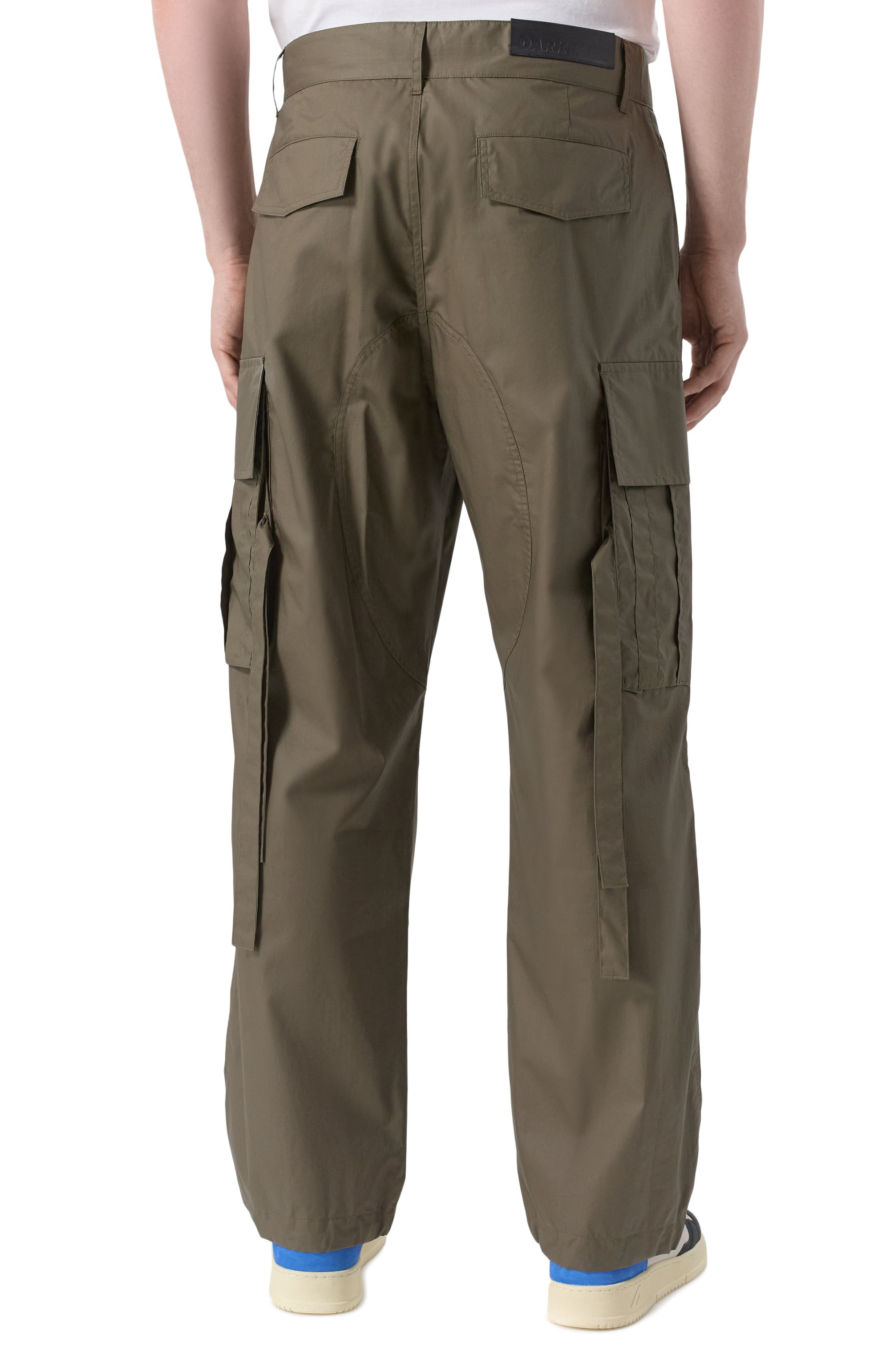 Хлопковые брюки-карго DARKPARK хаки цвета по цене 63150 руб., арт. MTR19/FAC77, фото 4 Хлопковые брюки-карго DARKPARK, арт. MTR19/FAC77, фото 4