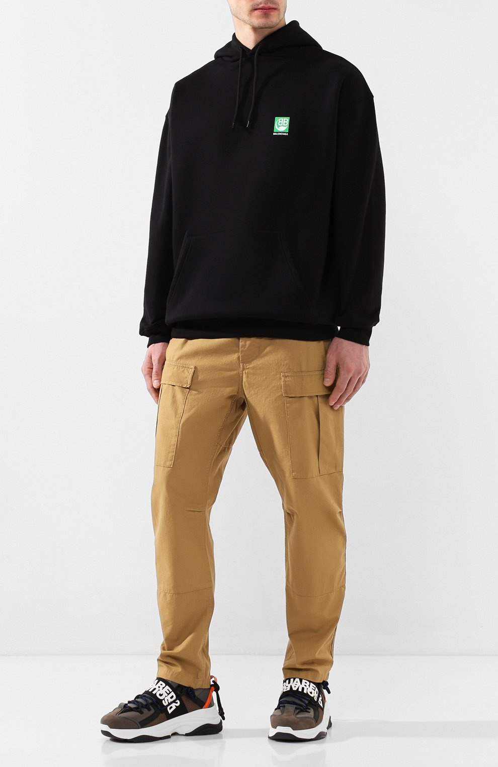 Хлопковые брюки-карго BALENCIAGA, арт. 557301/TDP10, фото 2