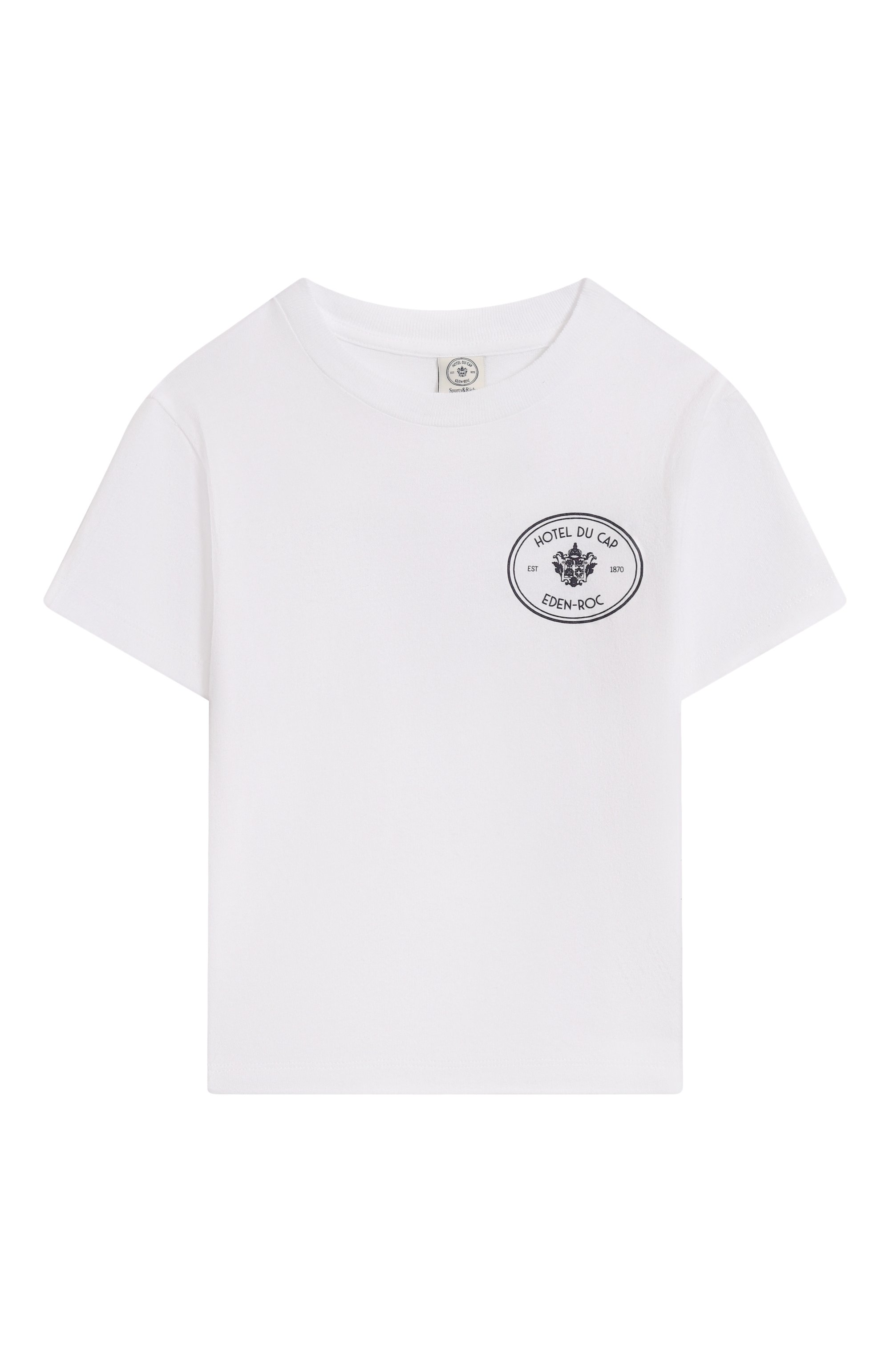 Хлопковая футболка SPORTY AND RICH, арт. T004860666WH50, фото 1