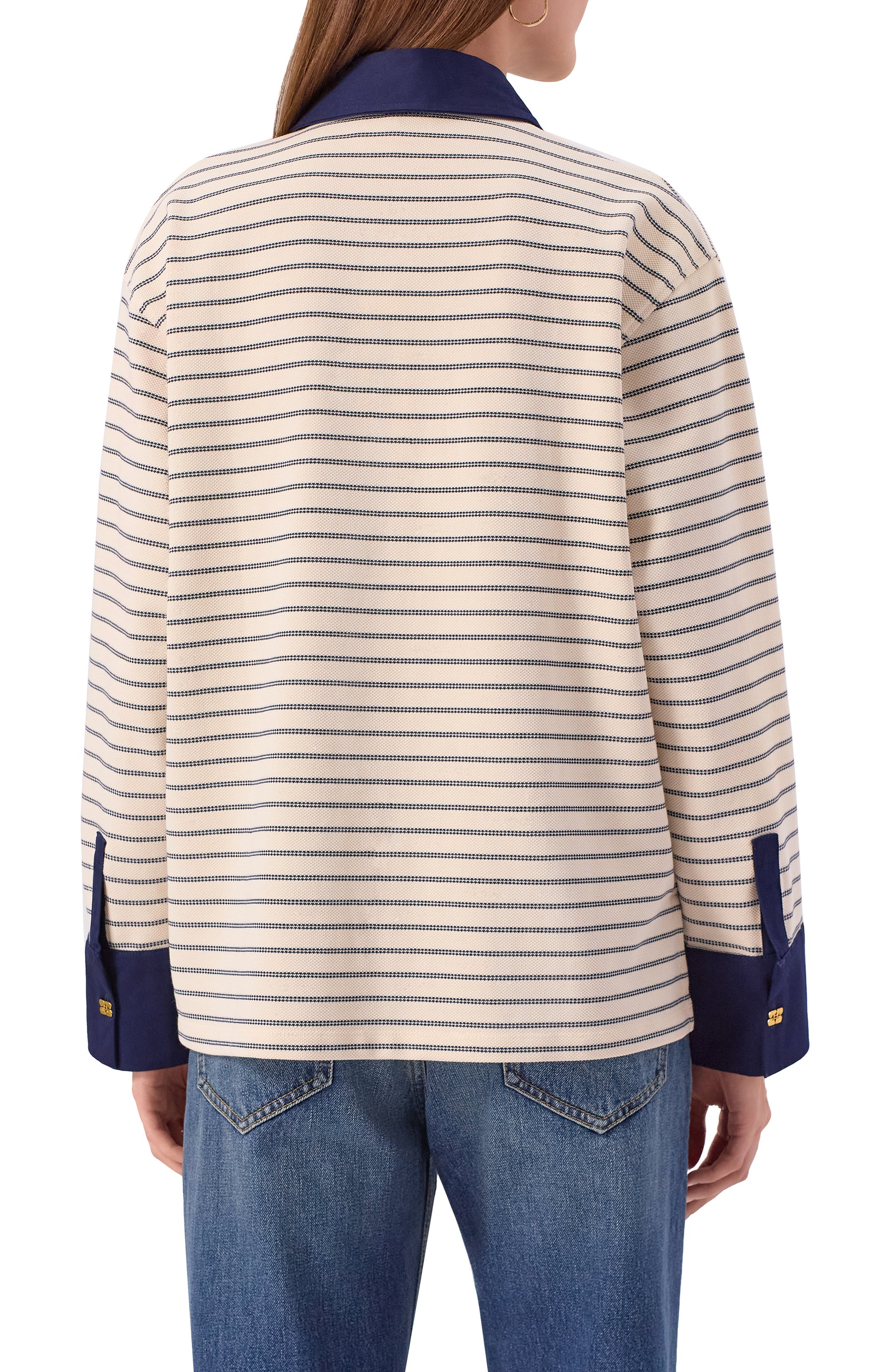 Хлопковое поло GANNI, арт. T4215, фото 4