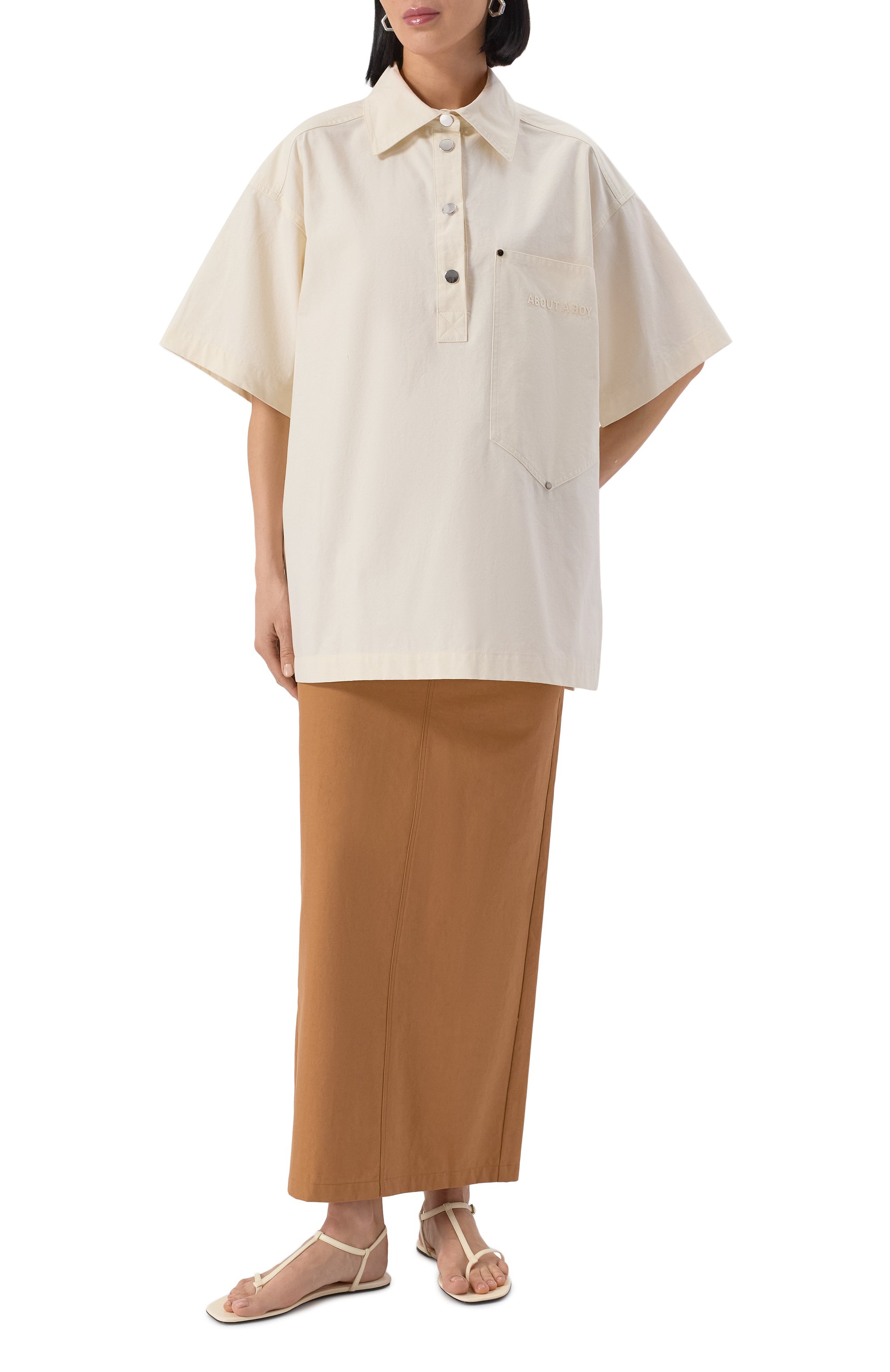 Хлопковое поло ERIKA CAVALLINI, арт. E5SL03, фото 2