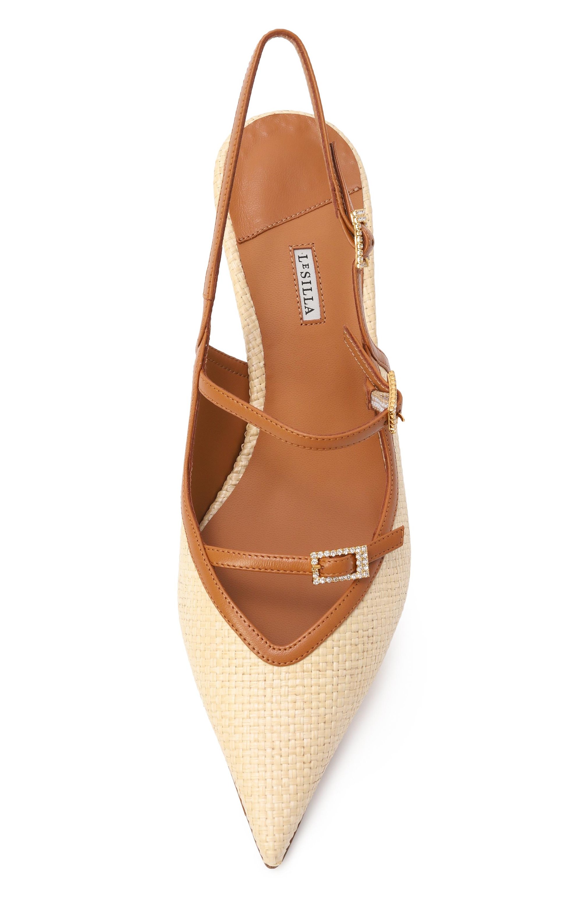 Туфли morgana 60 из рафии LE SILLA, арт. 4213D060BXPPPAN, фото 6