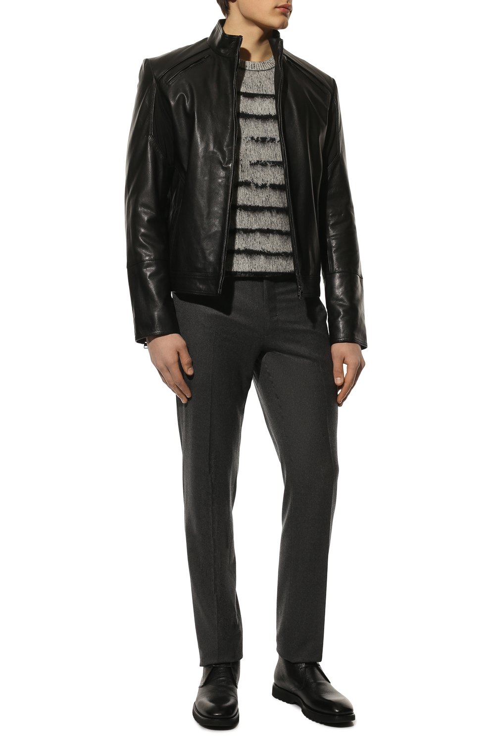 Кожаная куртка BOSS, арт. 50462904, фото 2