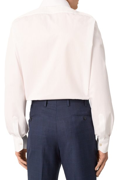 Хлопковая сорочка KITON, арт. UCIH061460101, фото 4