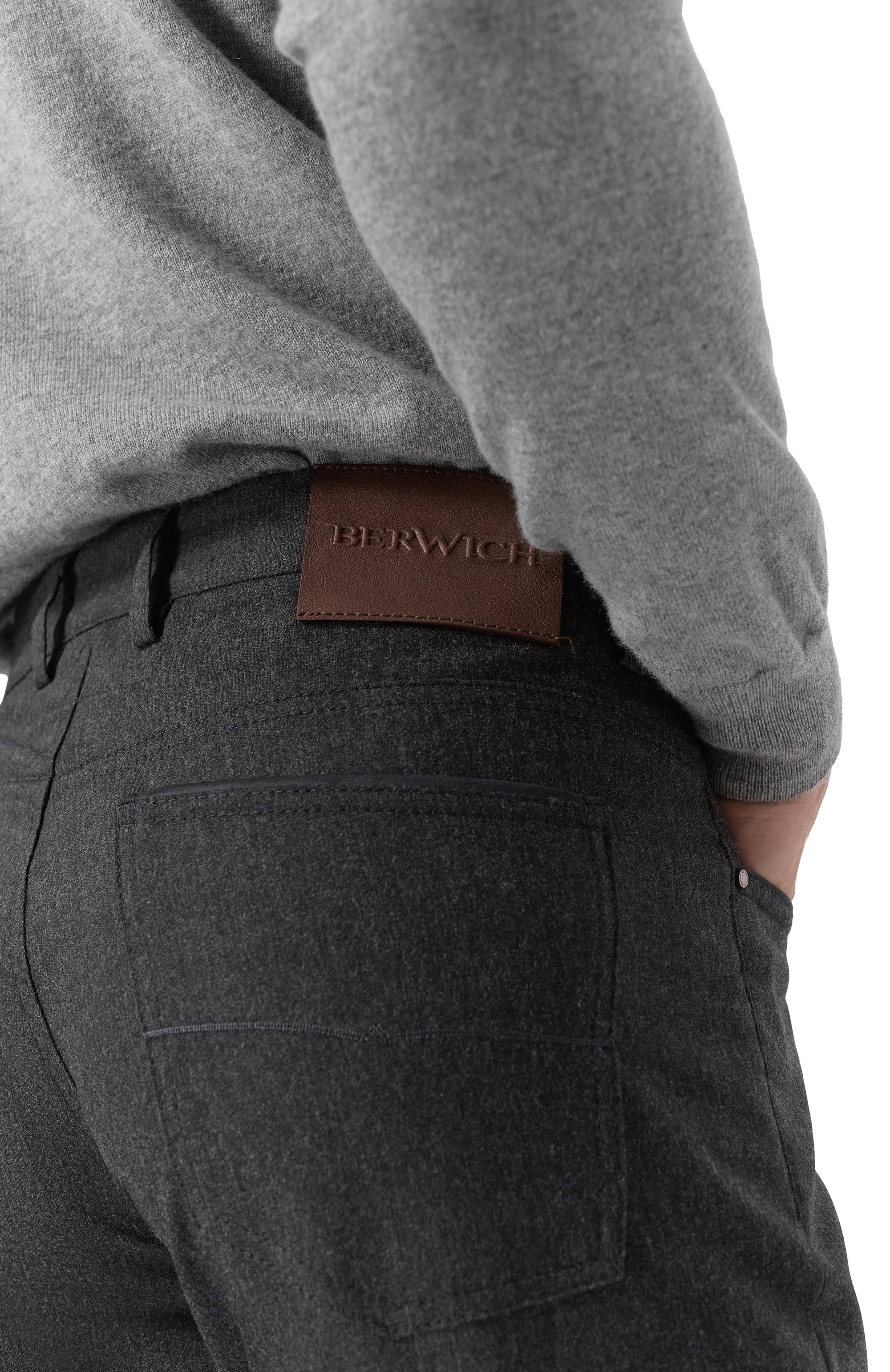 Брюки из шерсти и кашемира BERWICH, арт. M0RELL0 5TALC 19/FA1224X, фото 5