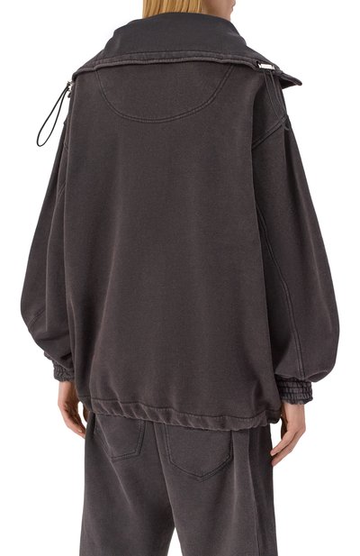 Хлопковый анорак THE ATTICO черного цвета по цене 92850 руб., арт. 260WCB00091/JJF003AA, фото 4 Хлопковый анорак THE ATTICO, арт. 260WCB00091/JJF003AA, фото 4