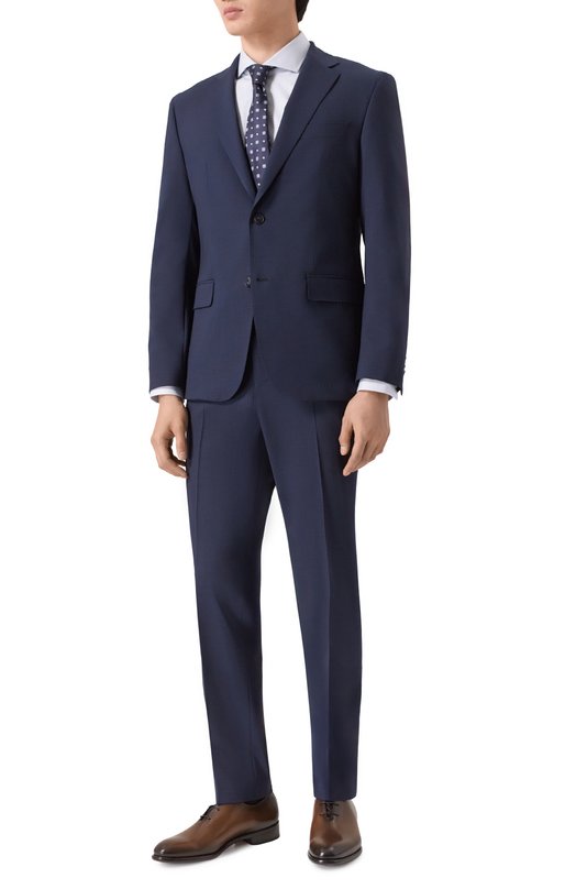 Хлопковая сорочка BOSS 50555708 Голубой  50555708 Фото 2