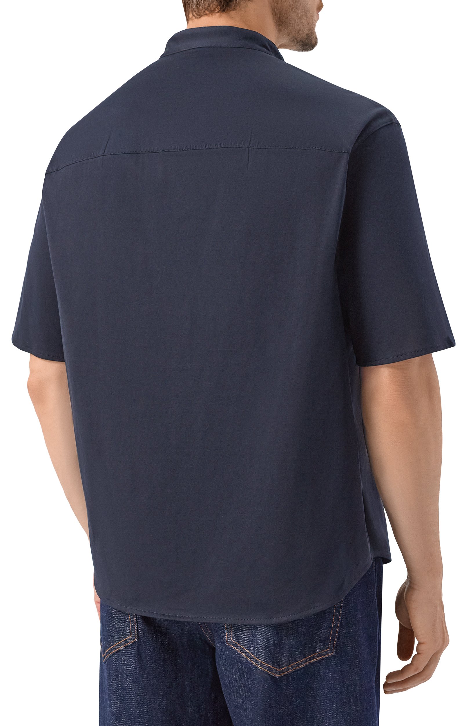 Хлопковая рубашка EMPORIO ARMANI, арт. EM006834/AF28078, фото 4