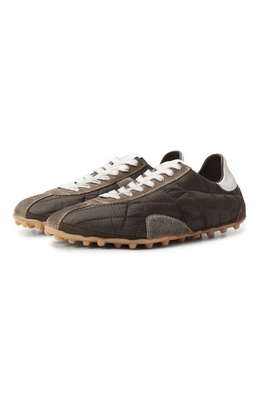 Комбинированные кеды Sprinters Maison Margiela S58WS0272/P7415 Хаки S58WS0272/P7415