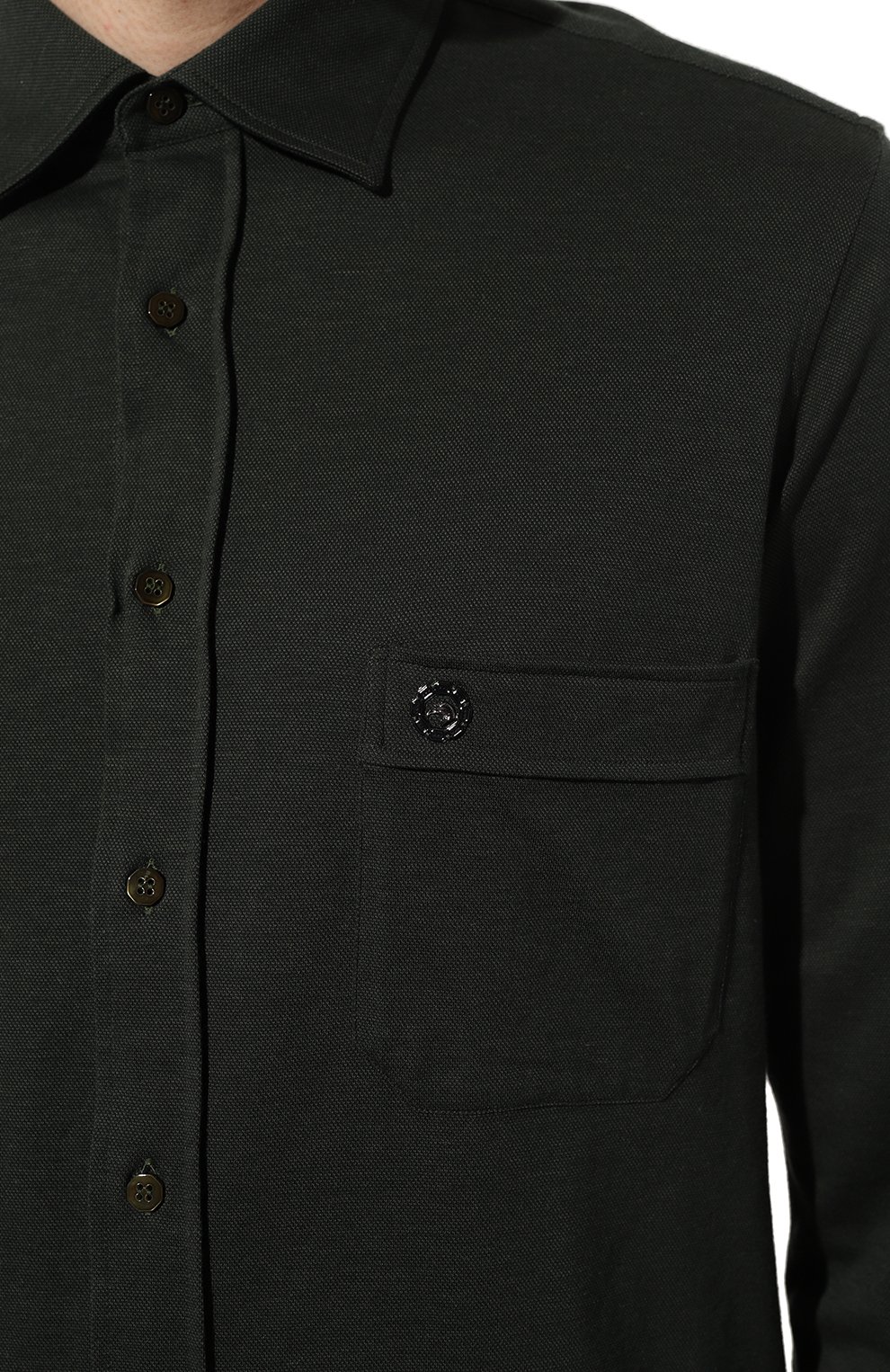 Рубашка из хлопка и кашемира STEFANO RICCI, арт. CJ007115/TE2603, фото 5