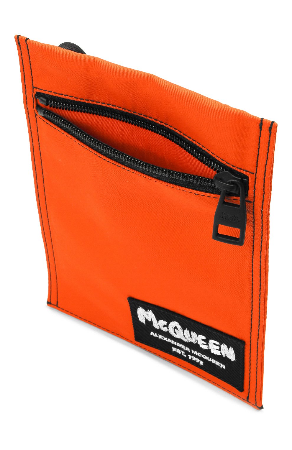 Текстильная сумка ALEXANDER MCQUEEN оранжевого цвета по цене 32750 руб., арт. 663099/1AAB1, фото 4 Текстильная сумка ALEXANDER MCQUEEN, арт. 663099/1AAB1, фото 4