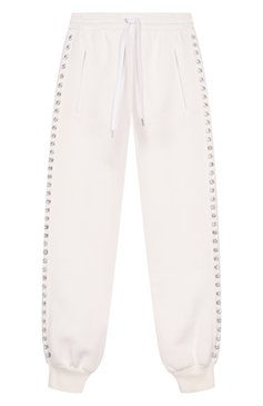 Джоггеры с отделкой стразами MIU MIU, арт. MJP181-1RX9-F0009, фото 1