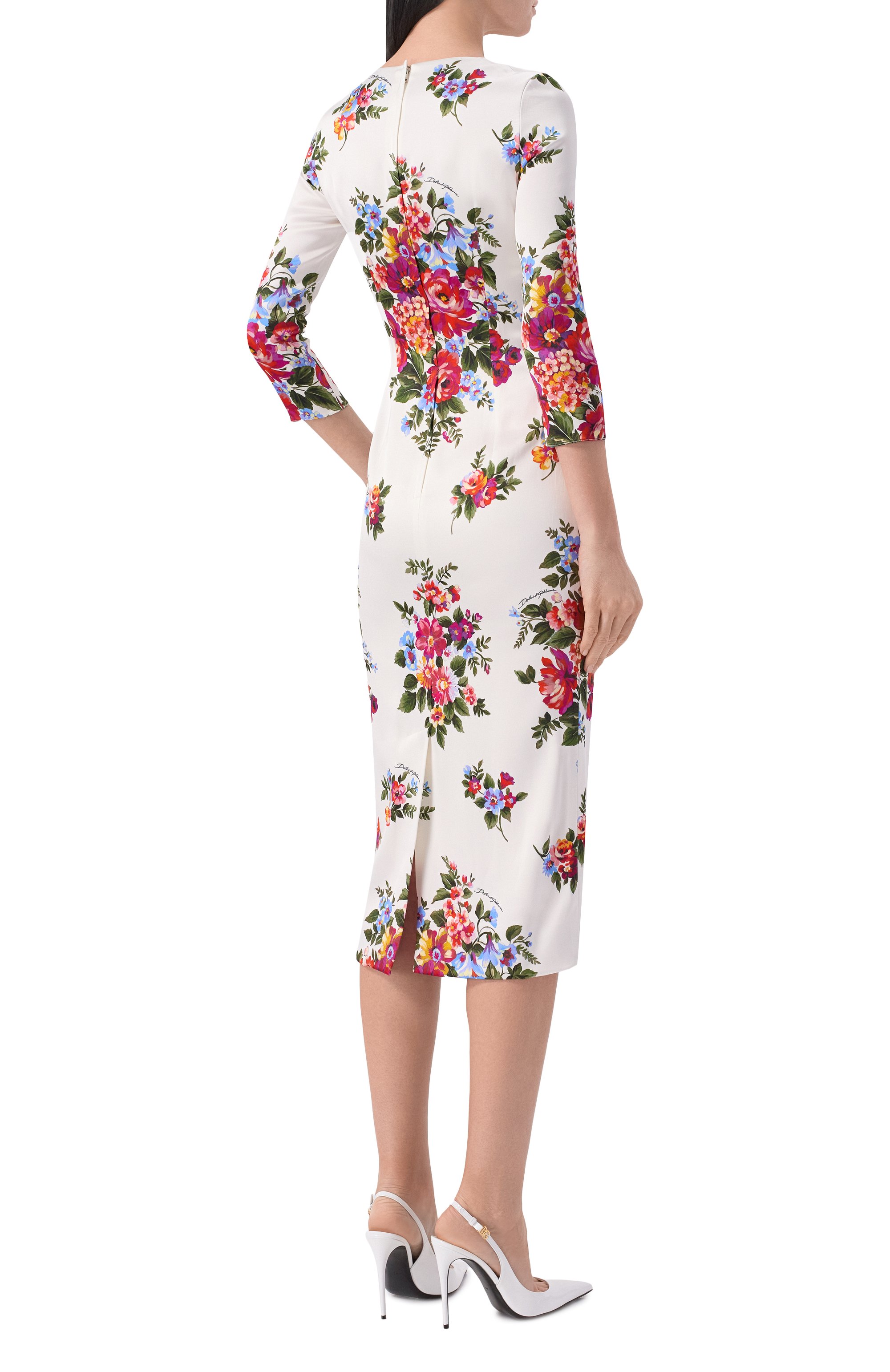 Атласное платье DOLCE & GABBANA, арт. F612VT/FSICE, фото 3