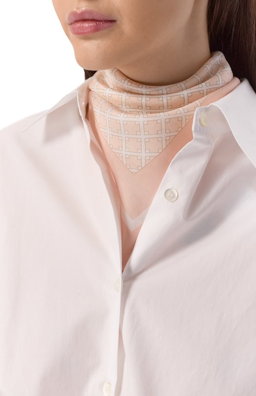 Шелковый платок BOSS 50555864 Розовый  50555864 Фото 2