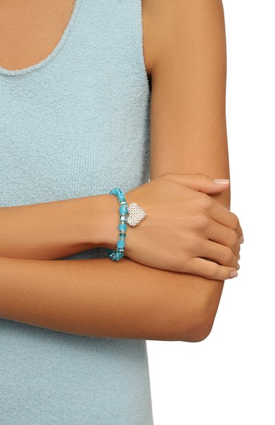 Браслет сердце кристалл HIAYNDERFYT, арт. 1-2CRSTHRT, фото 2