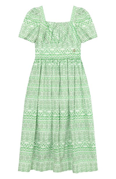 Хлопковое платье ELIE SAAB JUNIOR, арт. EFAB115 MX/TS1103_001