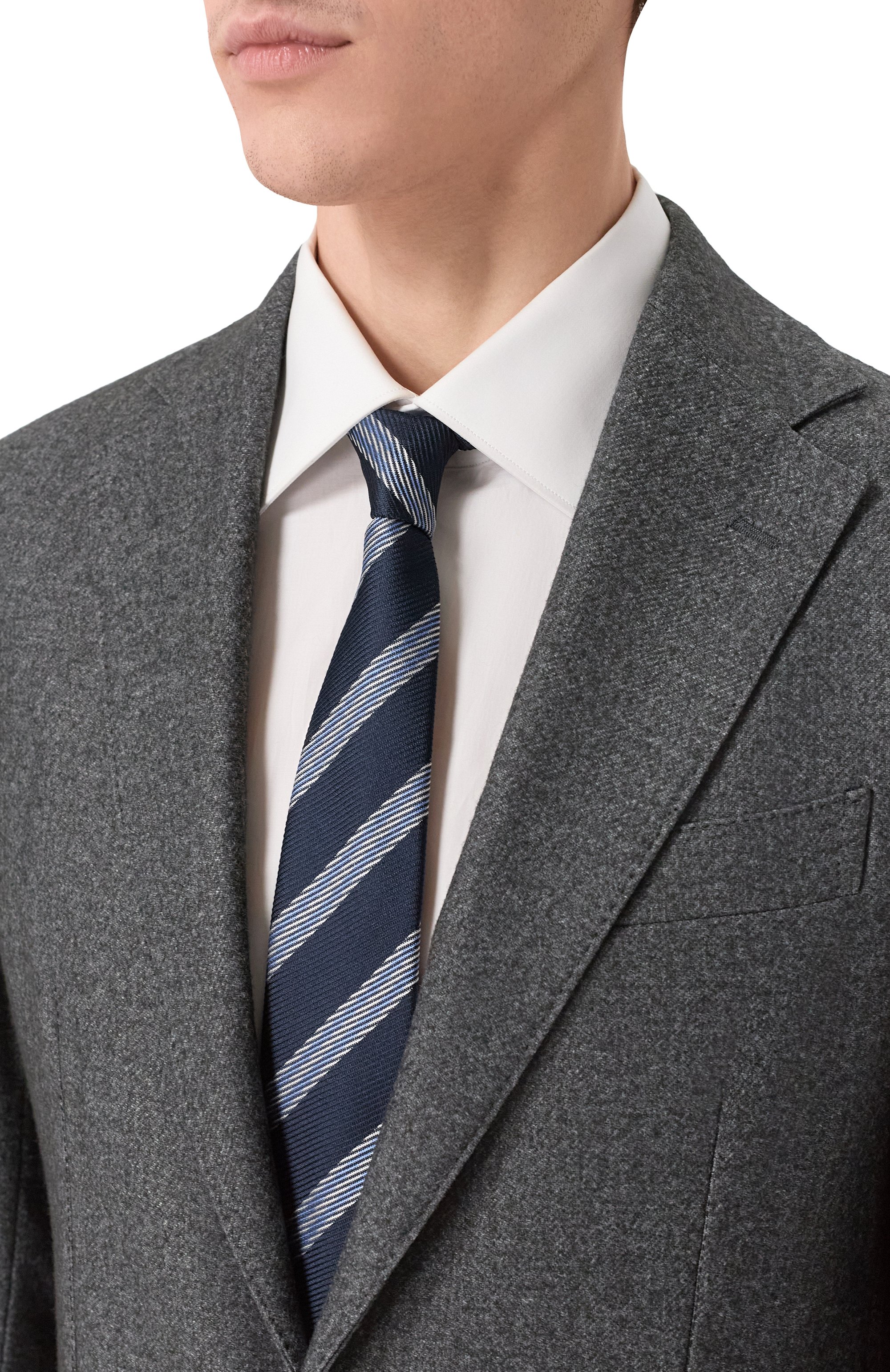 Шелковый галстук GIORGIO ARMANI, арт. GM000800/TE20407, фото 2