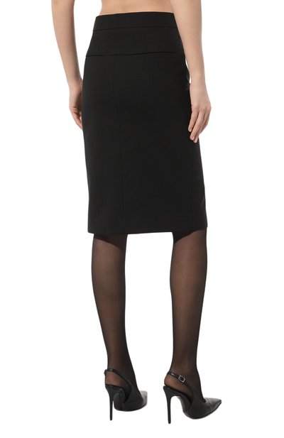 Шерстяная юбка BORNE BOURGEOIS черного цвета по цене 41700 руб., арт. SW-SK-BO-5006, фото 4 Шерстяная юбка BORNE BOURGEOIS, арт. SW-SK-BO-5006, фото 4