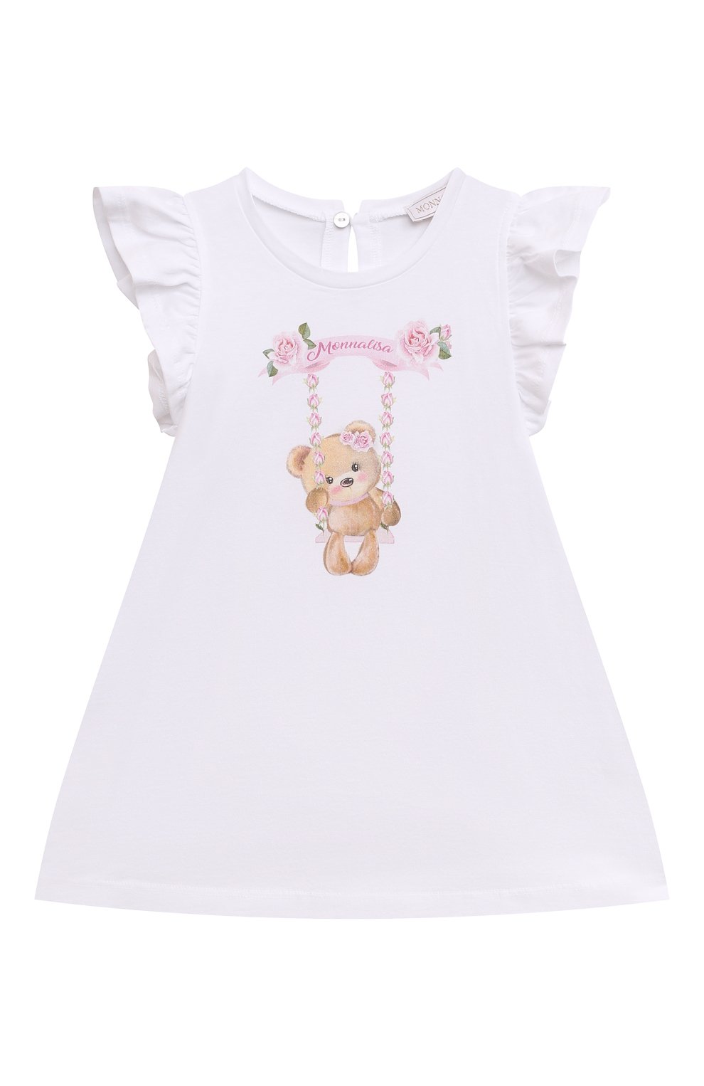 Хлопковая туника MONNALISA, арт. 39A609, фото 1