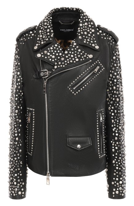 Женская кожаная куртка DOLCE & GABBANA, арт. F9N00L/HULEQ