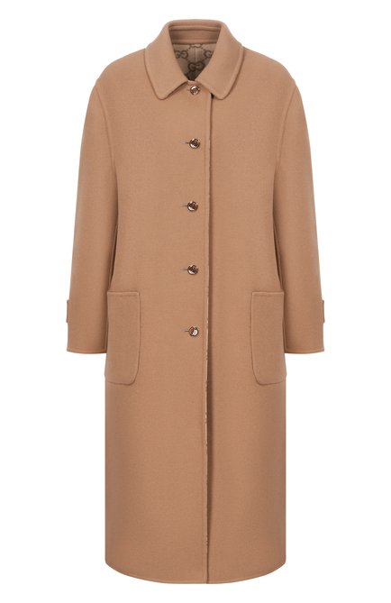 Женское двустороннее пальто из шерсти и шелка GUCCI, арт. 695094/ZAIYP
