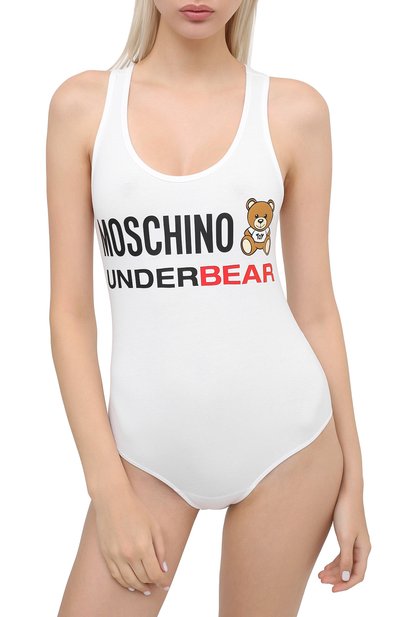 Хлопковое боди MOSCHINO, арт. A6010/9003, фото 2