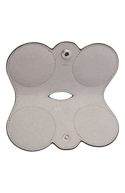 Кожаный футляр для очков ANY DI, арт. SP101602 BLACK SILVER, фото 3