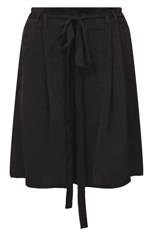 Шорты из вискозы и шелка Ann Demeulemeester B0012821/FA611 Чёрный B0012821/FA611