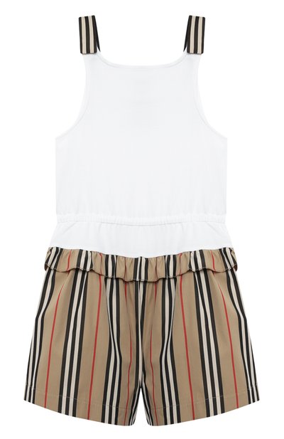 Хлопковый комбинезон BURBERRY, арт. 8038174, фото 2